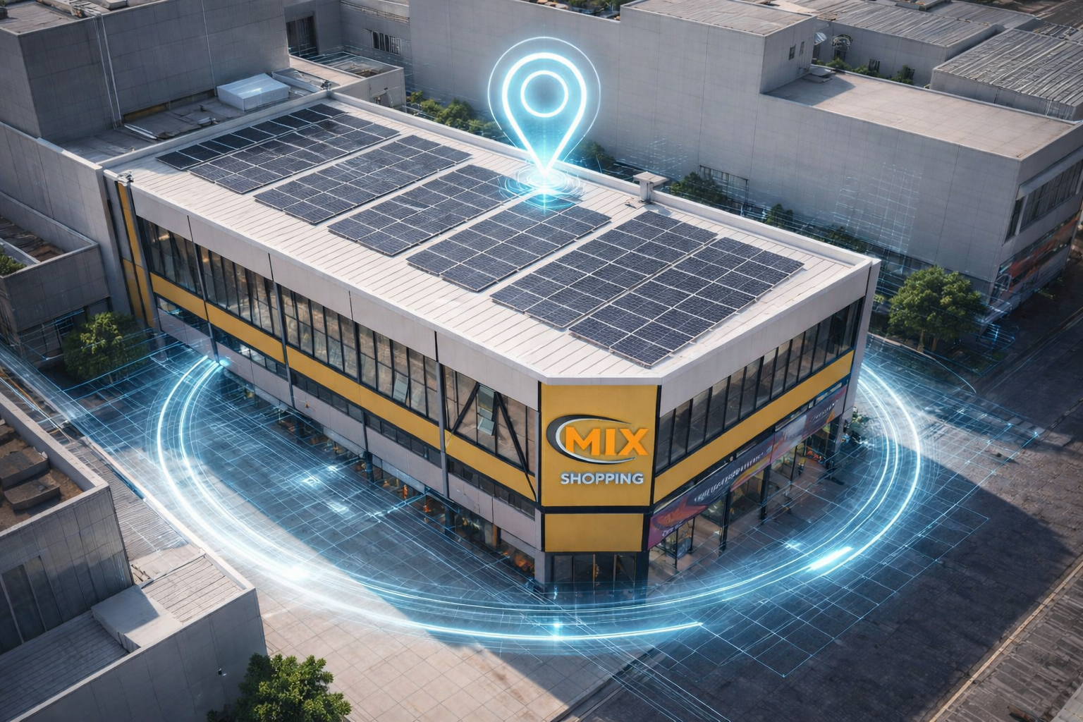 Fachada do Mix Shopping